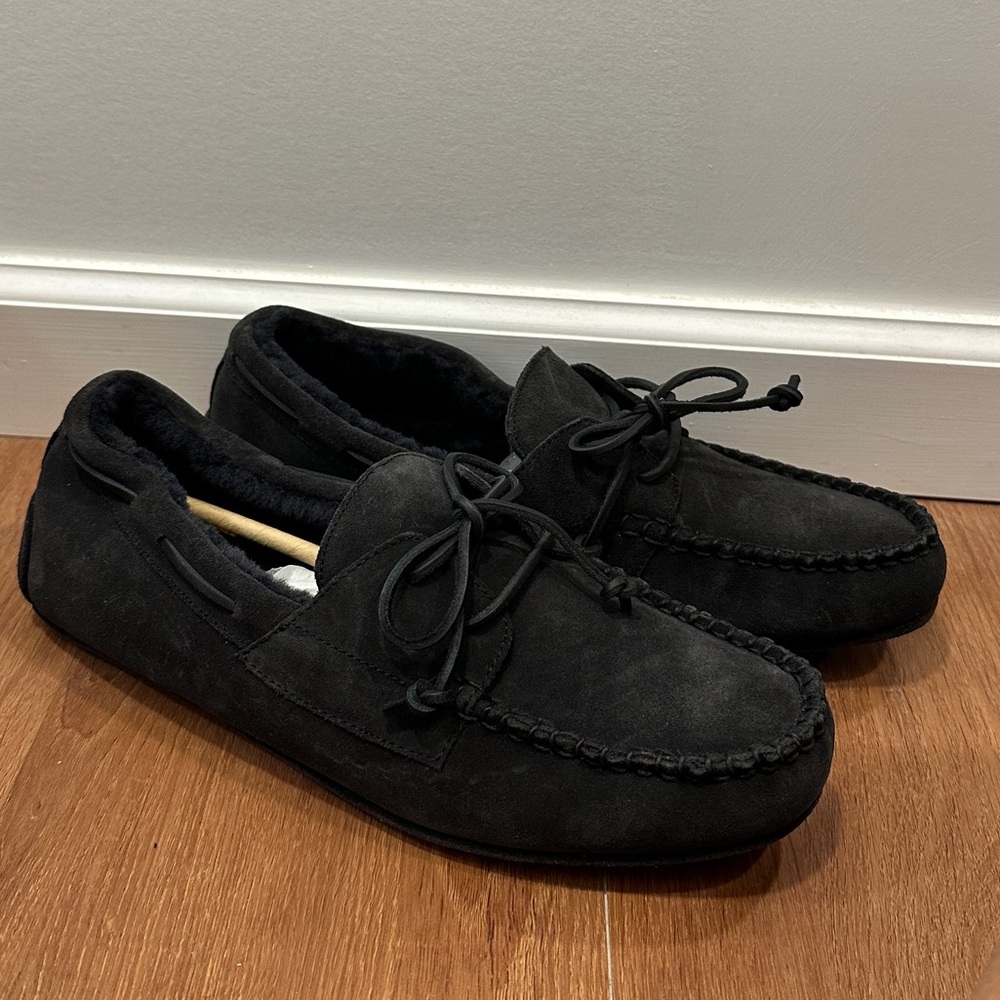 🆕wob Coach moccasin loafers, black, Sz 9